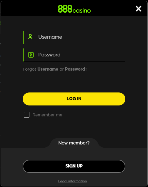 888 casino registration