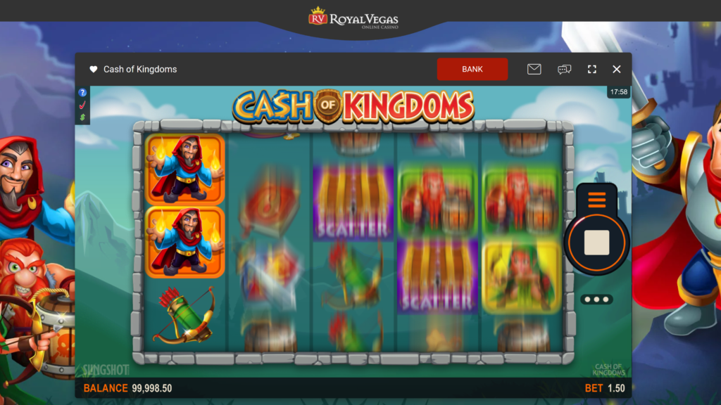 royal vegas casino games