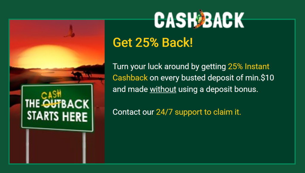 CashBack Fair Go Casino