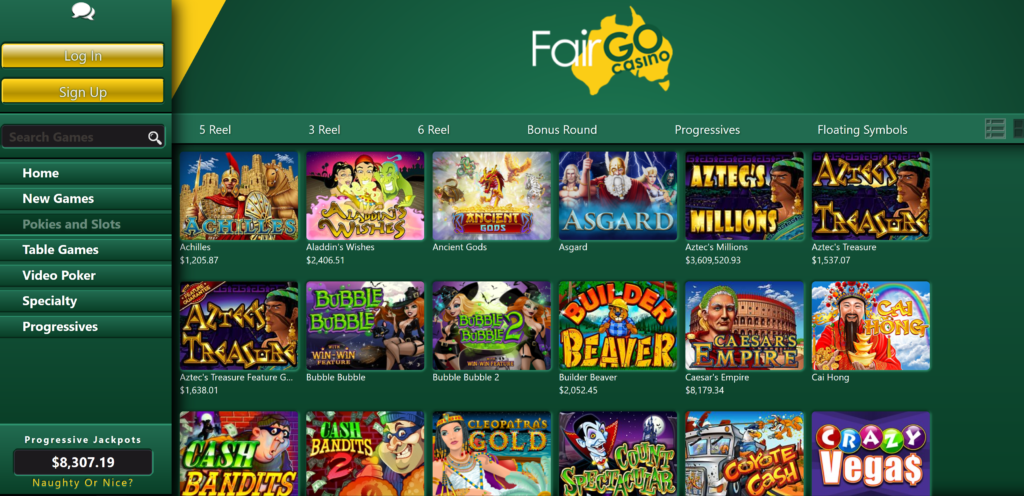 Screenshot 1573 Fair Go Casino