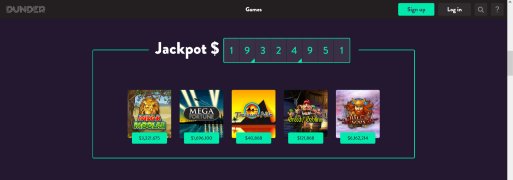 Dunder Casino Review - $600 + 200 Free Spins | CasinoWatch 6 dunder casino jackpot