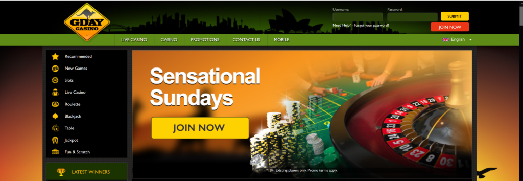 gday casino app