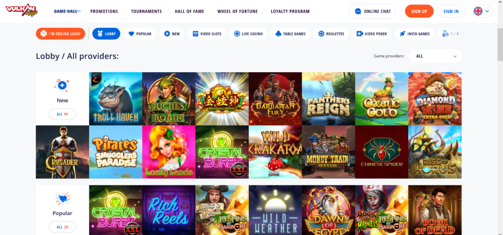 vulkan deluxe casino