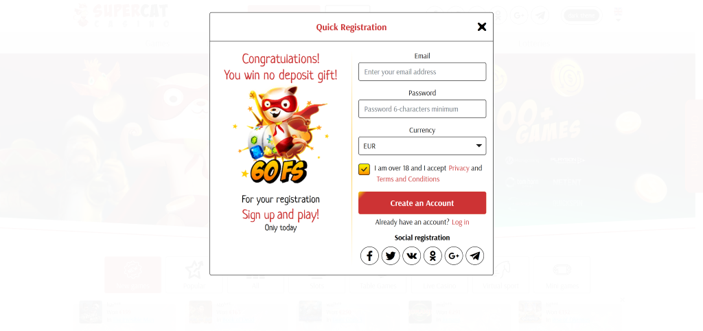 registration process