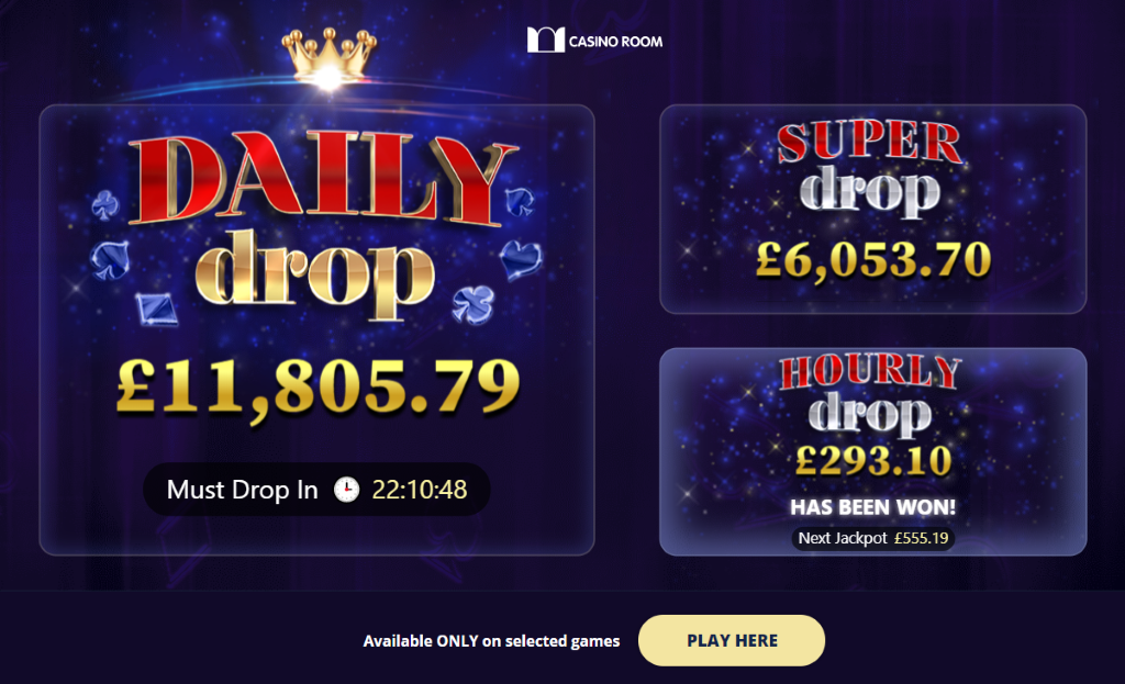 Casino Room – Get NZ$1,500 bonus + 100 spins | CasinoWatch 4 jackpots