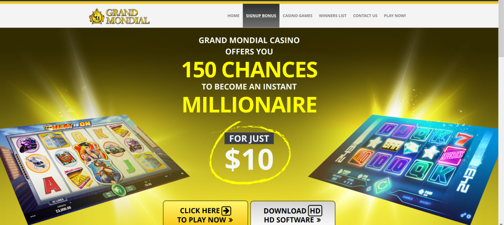 Grand Mondial Casino Review - Get 150 Chances ׀ CasinoWatch 5 150 chancel