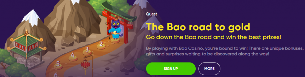 Bao Casino – Get 100 Free Spins & up to $530 | CasinoWatch 6 bao casino quest