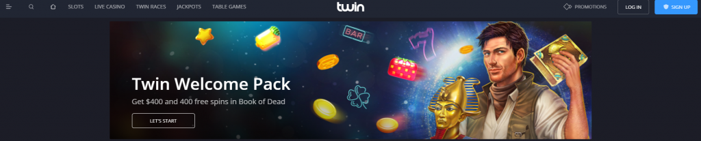 twin casino bonus