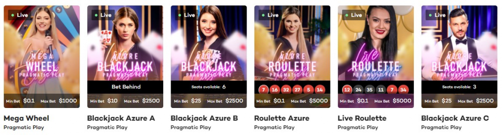 21.com live casino