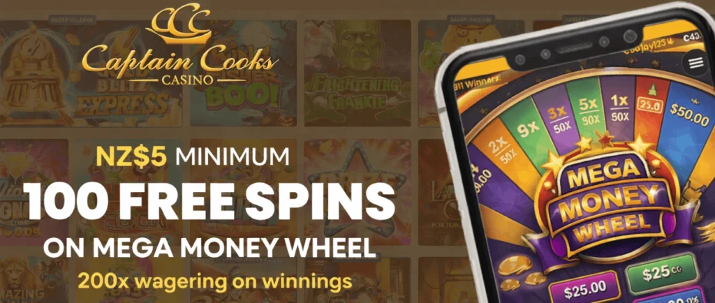 Captain Cooks Casino Bonus Angebot Übersicht