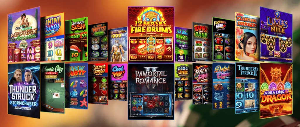 Captain Cooks Casino Lobby mit hervorgehobenen Bonusangeboten und Spielen